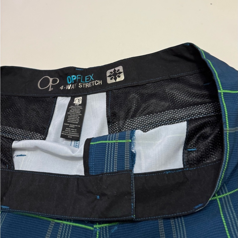 Men's Ocean Pacific athletic shorts OPFLEX 4-way stretch size 38 like new - Picture 6 of 9